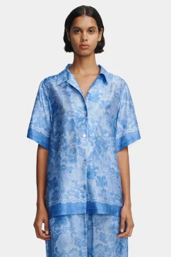 Zinnia Shirt Blue Crush